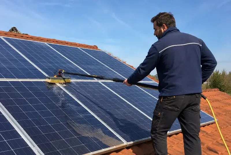 Nettoyage et entretien de panneaux solaires à Luché-sur-Brioux
