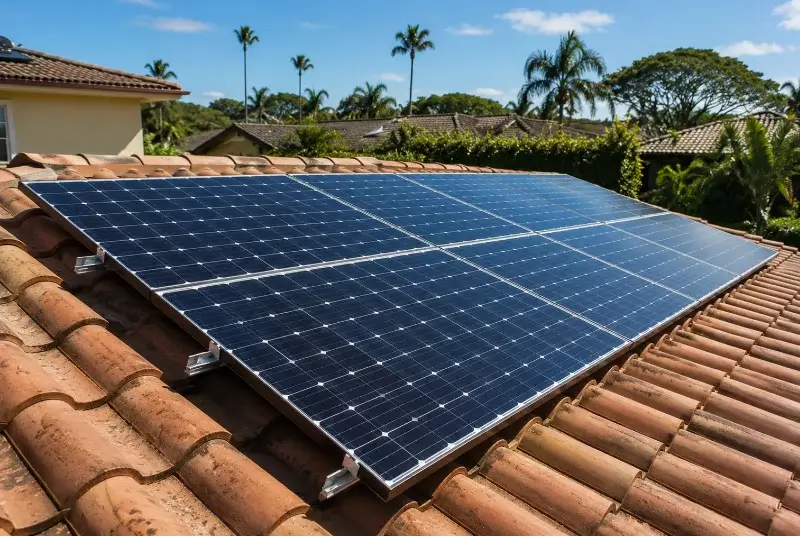 Installation de panneaux solaires à Luché-sur-Brioux